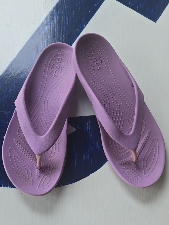 CROCS Shoes - Crocs Kadee II Orchid Purple Flip Flop Size 7